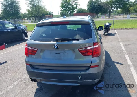 2012 BMW X3 xDrive28I from USA, damaged, VIN 5UXWX5C5XCL719235